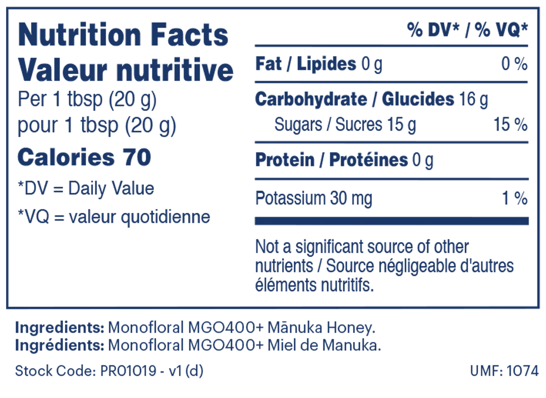 Manuka Health - Manuka Honey, MGO 400+,  250 g - Image 2