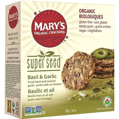 Mary's Organic - Super Seed - Basil & Garlic, 155 g