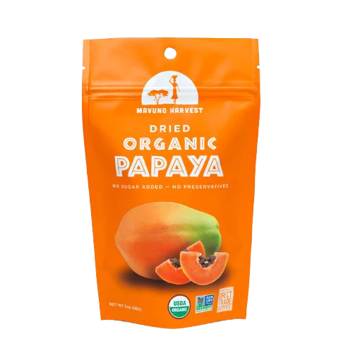 Mavuno Harvest - Organic Dried Fruit Papaya, 56 g