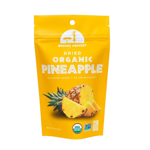 Mavuno Harvest - Organic Dried Fruit Pineapple, 56 g