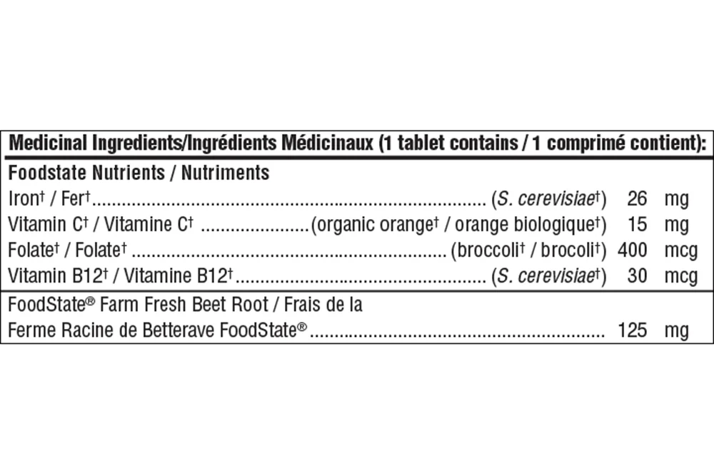 Mega Food - Blood Builder, Bonus Bottle, 72 +30 Tablets - Image 2