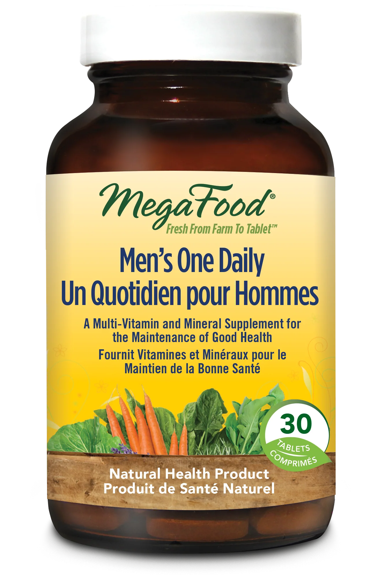 Mega Food - Men's One Daily, 30 Tablets