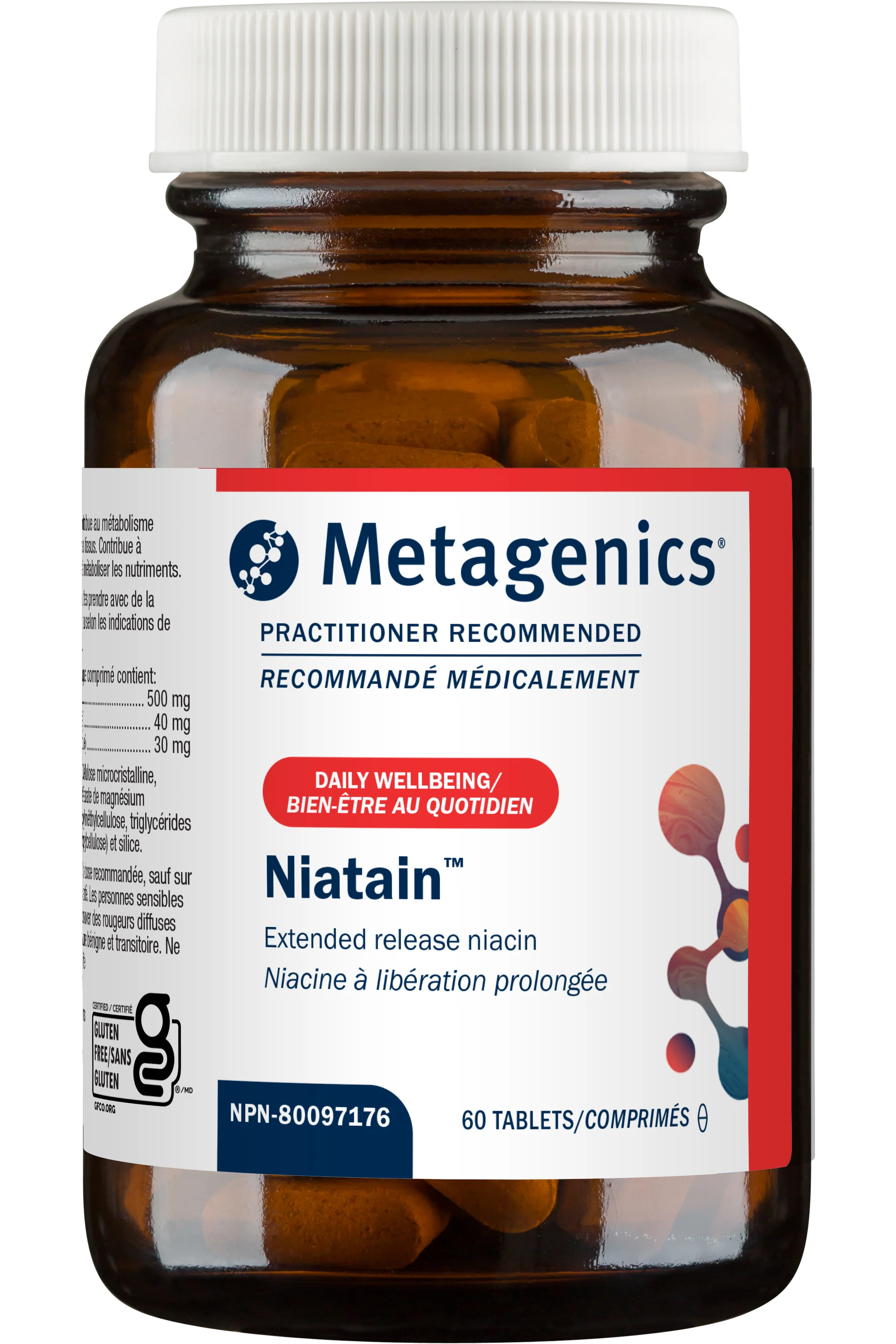 Metagenics Inc - Niatain, 60 Tablets