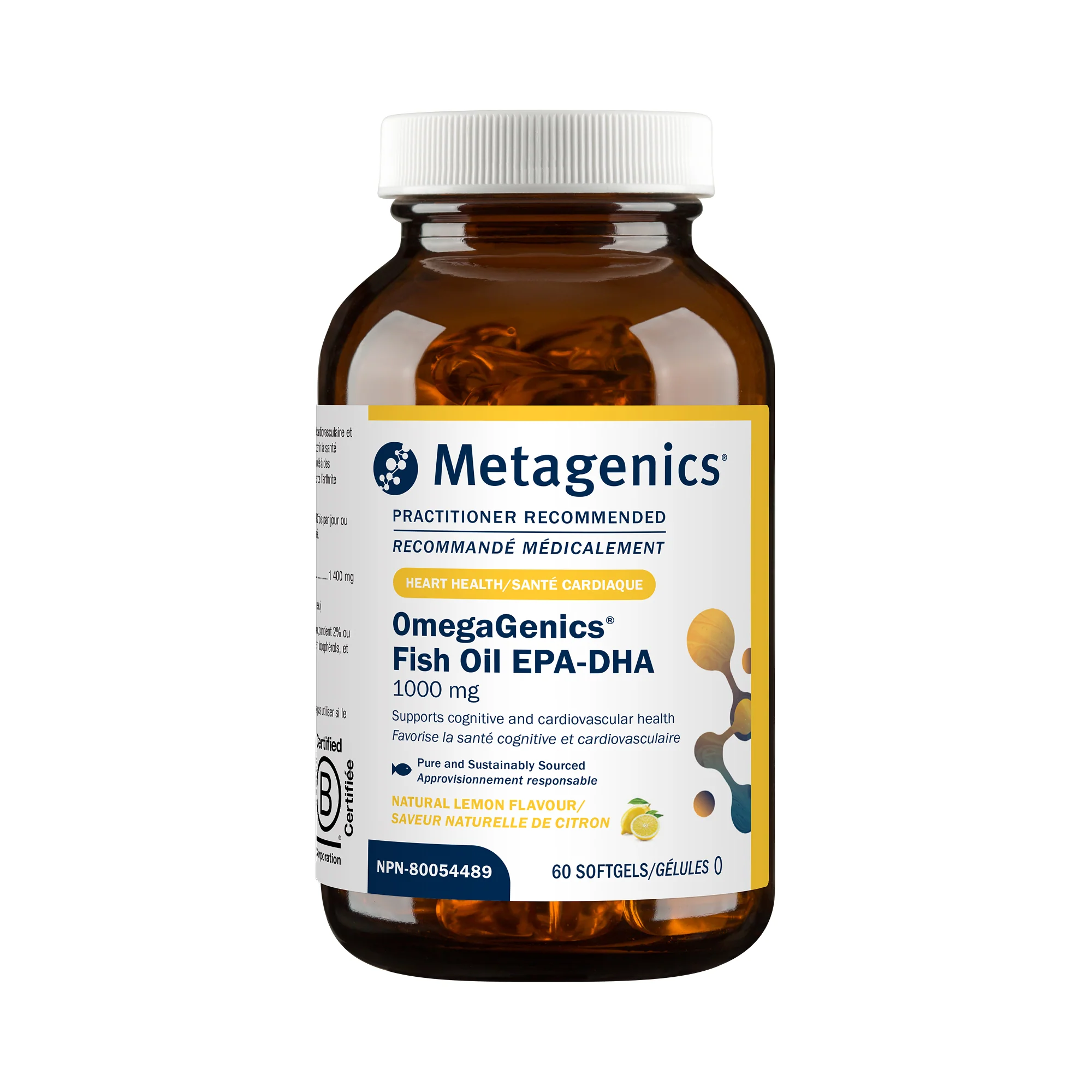 Metagenics Inc. - OmegaGenics Fish Oil EPA-DHA 1000 mg, 60 Softgels