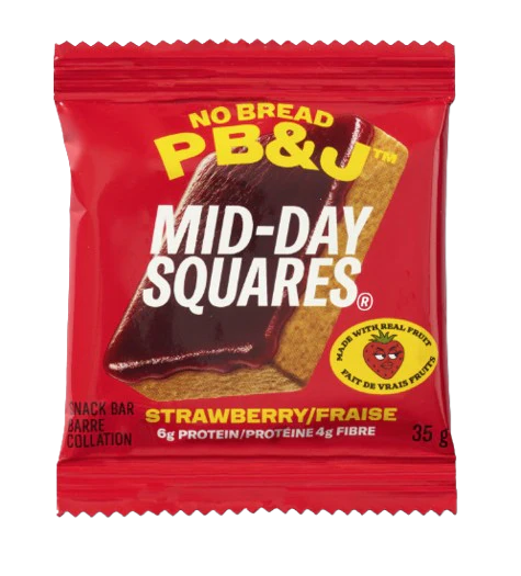 Mid-Day Squares - No Bread PB & J Square, 33 g