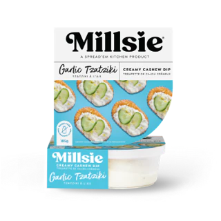 Millsie - Cashew Dip - Garlic Tzatziki, 185 g