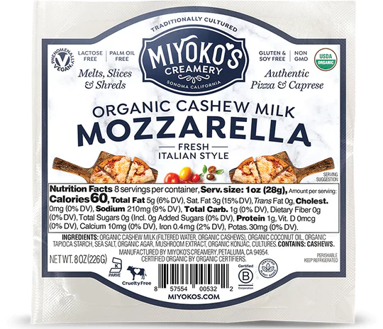 Miyoko's Creamery - Vegan Mozzarella, 227 g