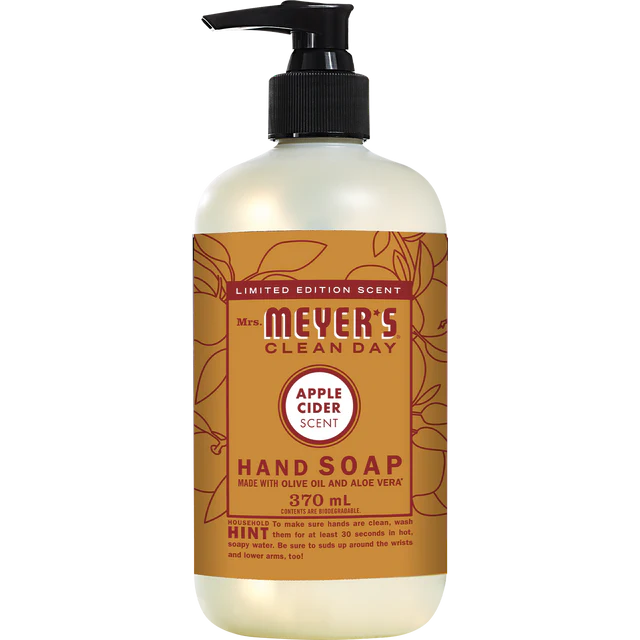 Mrs. Meyer's Clean Day - Hand Soap - Apple Cider, 370 mL