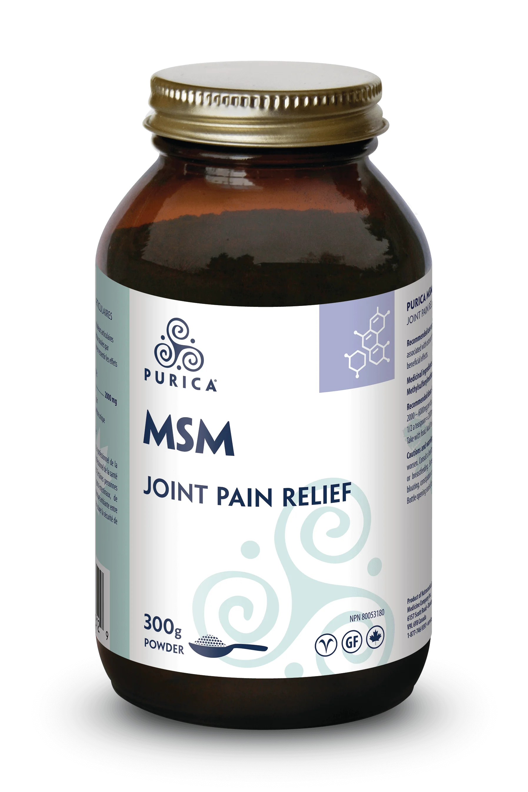 Purica - MSM Powder, 300g
