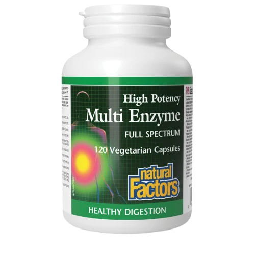 Natural Factors - Multi Enzyme, 120 capsules