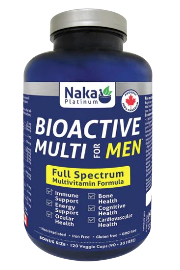 Naka Platinum - Bioactive Multi Men, 120 Vcaps