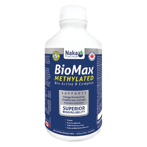 Naka Platinum - Biomax B Complex, 600 mL