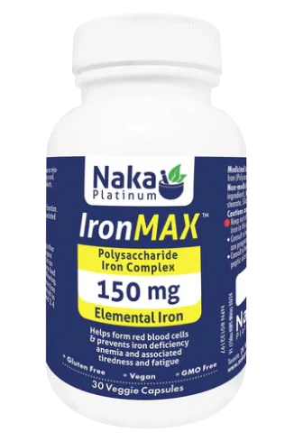 Naka Platinum - Ironmax - Iron Complex, 30 Vcaps