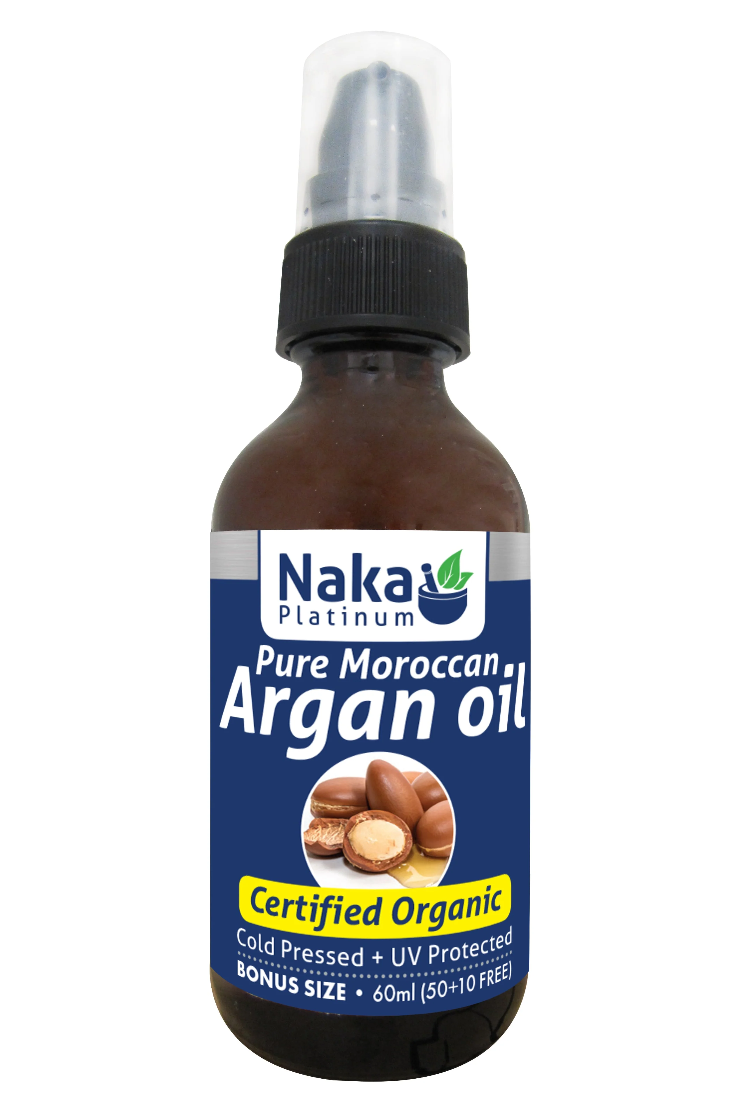 Naka Platinum - Organic Argan Oil, 60ML