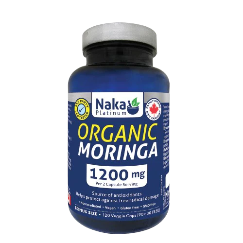 Naka Platinum - Organic Moringa, 120 Vcaps