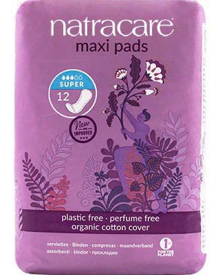 Natracare - Super Press On Pads, 12 pads