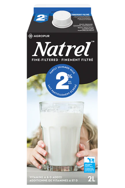 Natrel - 2% Fine Filtered Milk, 2 L
