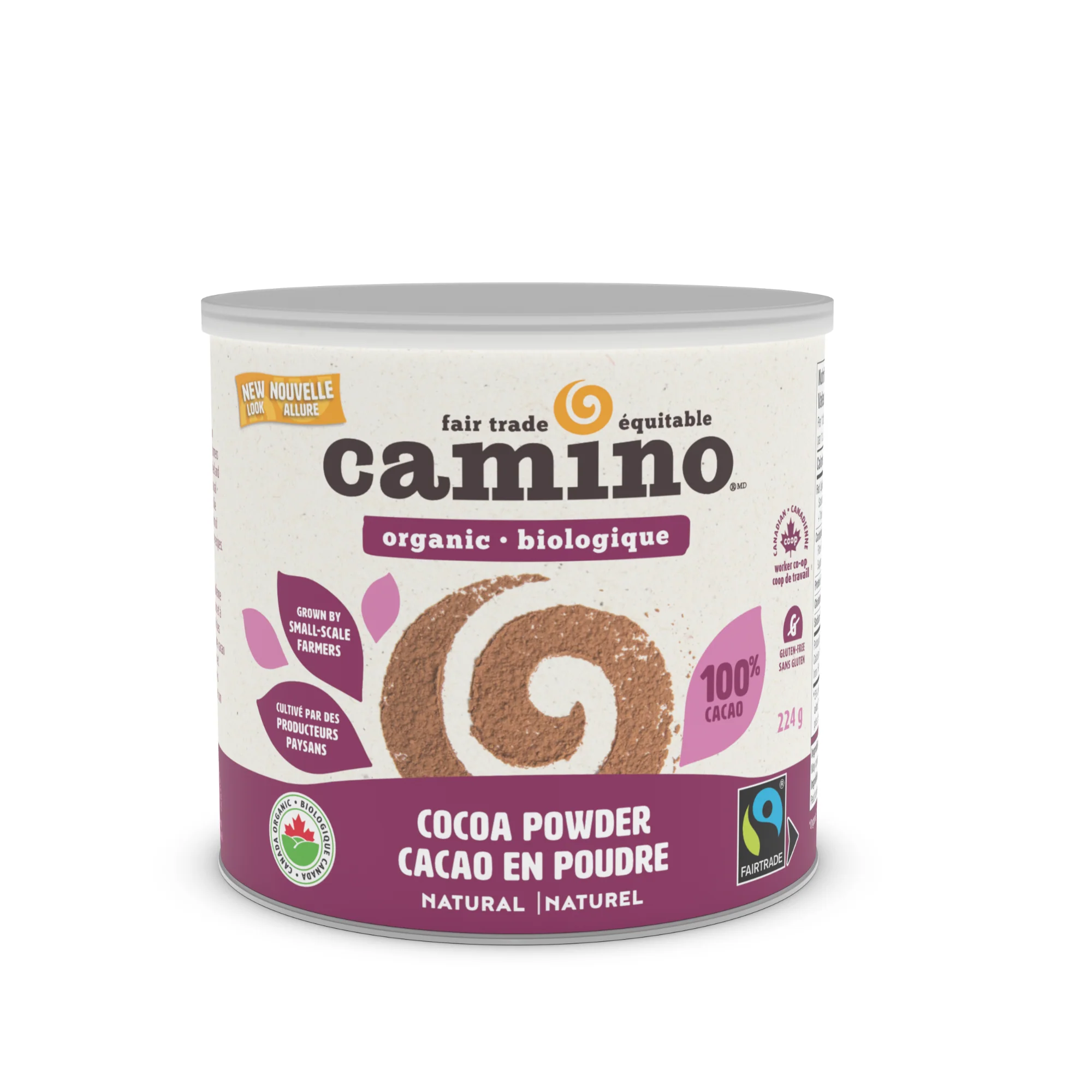 Camino - Cocoa Powder 100% Natural, 224 g