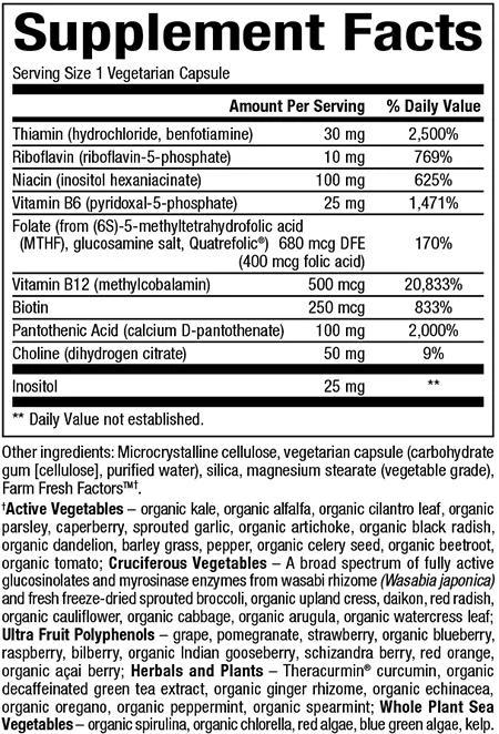 Natural Factors - Active B Complex, 60 VCAPS - Image 2