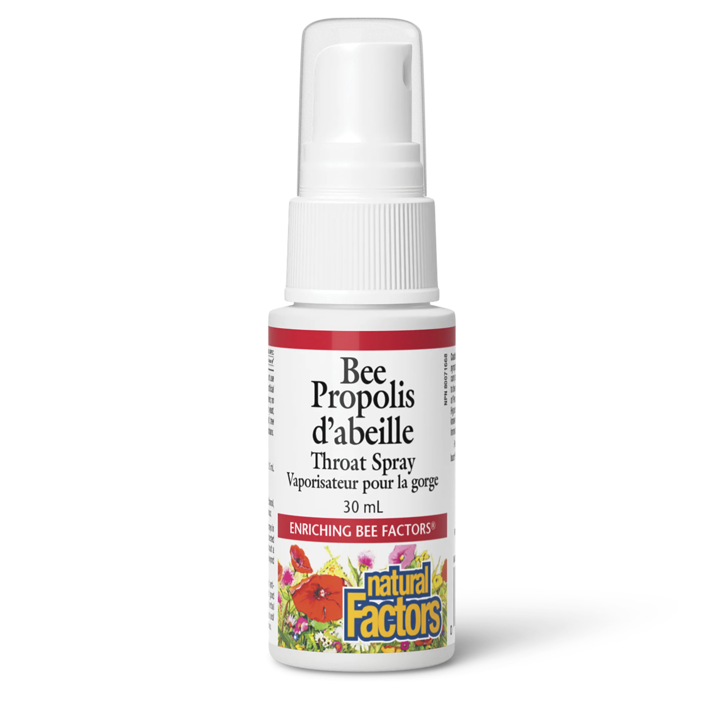 Natural Factors - Bee Propolis Throat Spray, 30ml