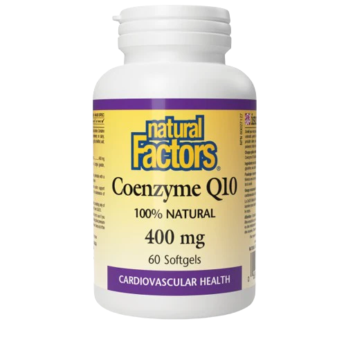 Natural Factors - Coenzyme Q10 400 mg, 60 Softgels