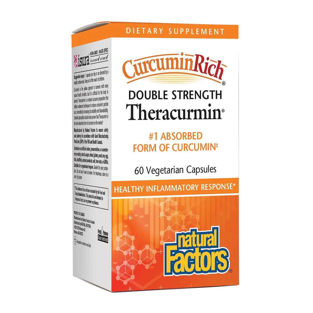 Natural Factors - CurcuminRich Double Strength, 60 V-Caps
