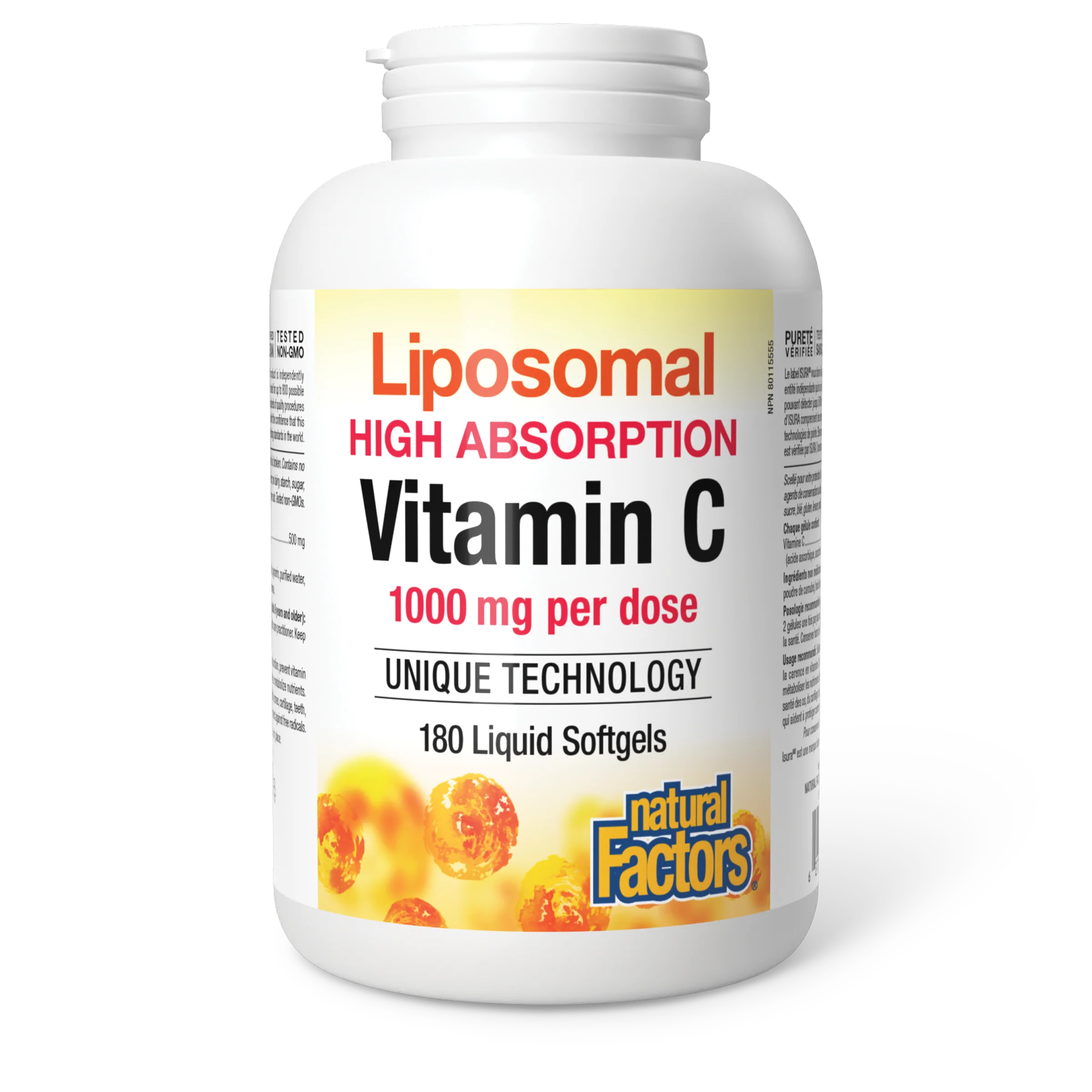 Natural Factors - Liposomal Vitamin C 1000 mg, 180 Sg