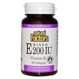 Natural Factors - Mixed E 200iu, 90 caps
