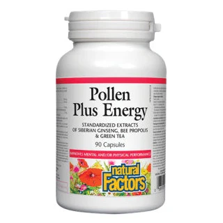 Natural Factors - Pollen Plus Energy, 90 caps