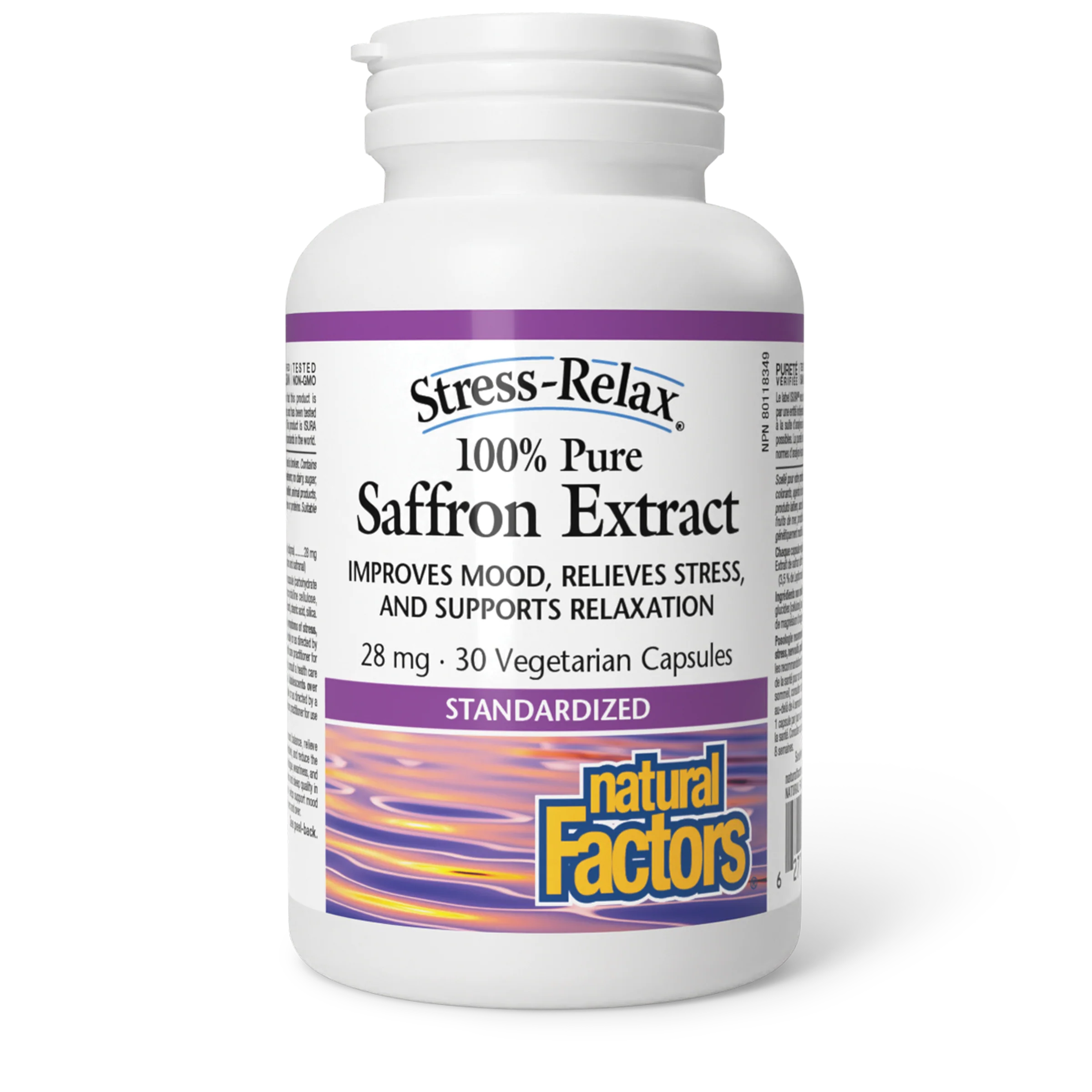 Natural Factors - Stress Relax Saffron, 28 mg