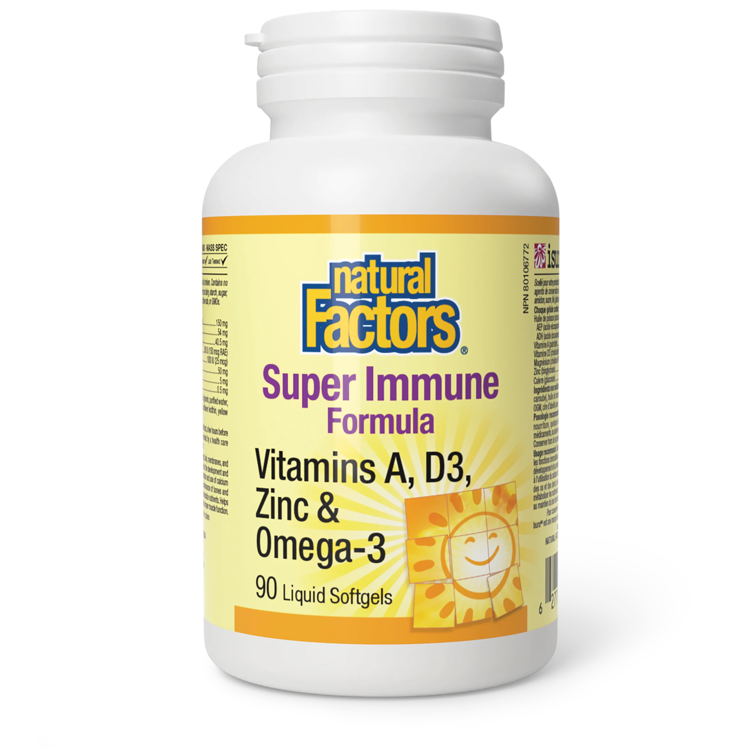 Natural Factors - Super Immune Formula, 90 SG