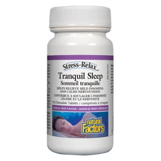 Natural Factors - Tranquil Sleep, 10 tabs