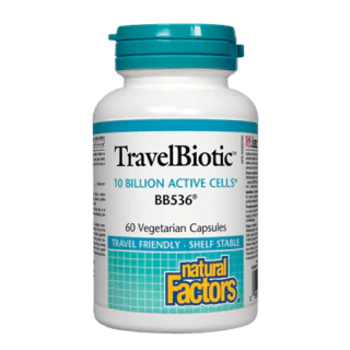 Natural Factors - Travel Biotic, 60 VEGCAPS