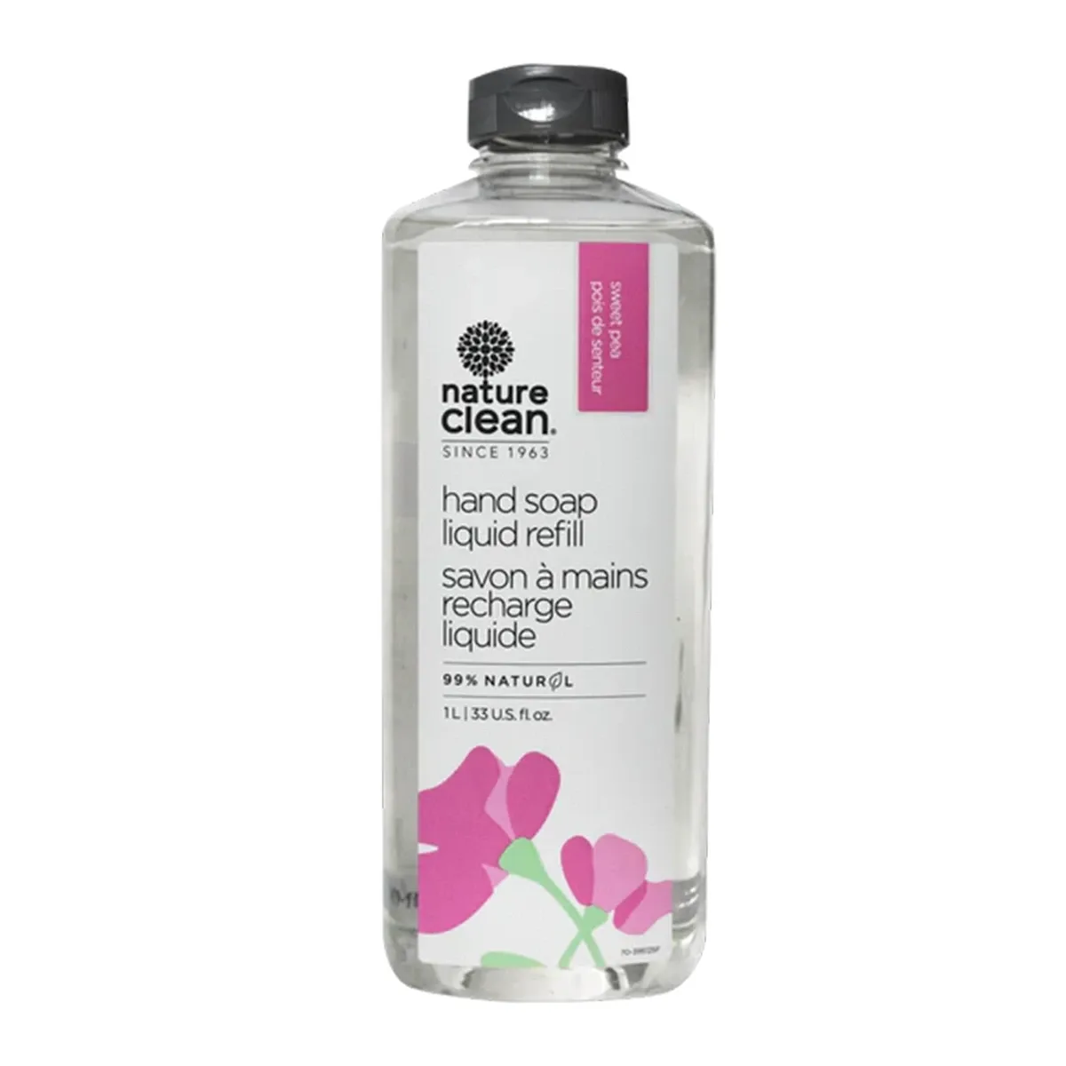 Nature Clean - Liquid Hand Soap - Sweet Pea, 1 L