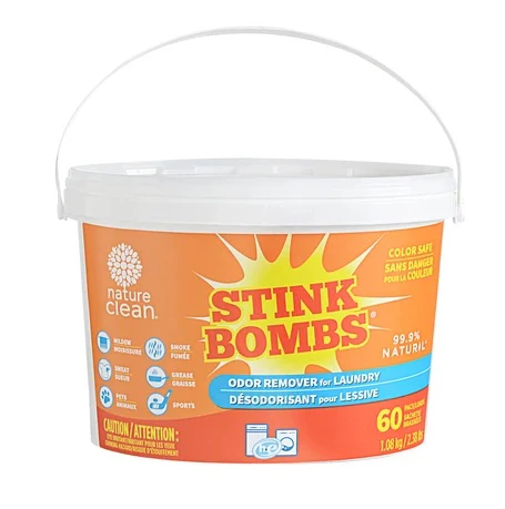 Nature Clean - Stink Bombs - Fragrance Free, 60 Count