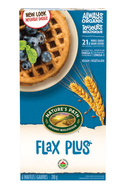 Nature's Path - Organic Flax Plus Waffles, 210 g