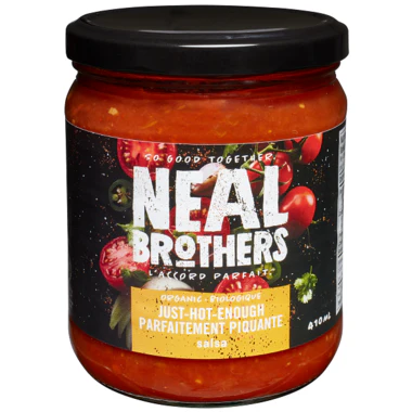 Neal Brothers - Just Hot Enough Salsa, 410 mL