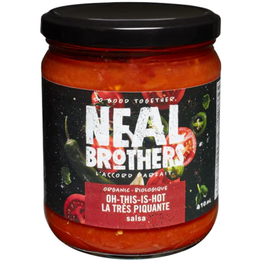 Neal Brothers - Organic Hot Salsa, 410 mL