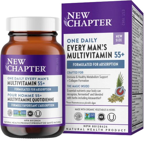 New Chapter - Every Man's One Daily 55+, 30 Tablets
