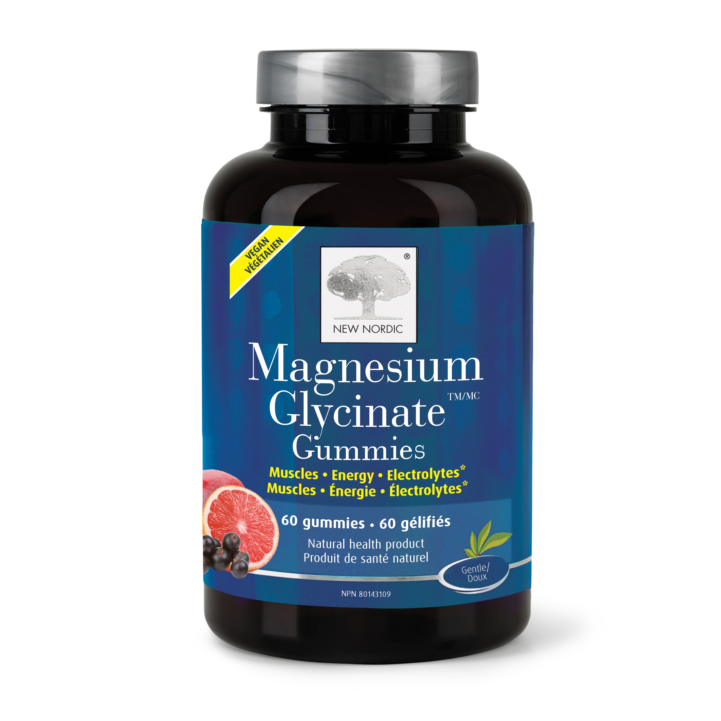 New Nordic - Magnesium Glycinate Gummies, 60 Gummies
