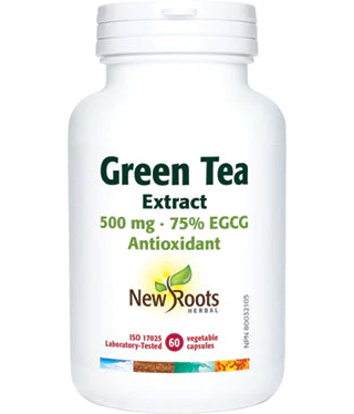 New Roots Herbal - Green Tea 500mg, 60 CAPS