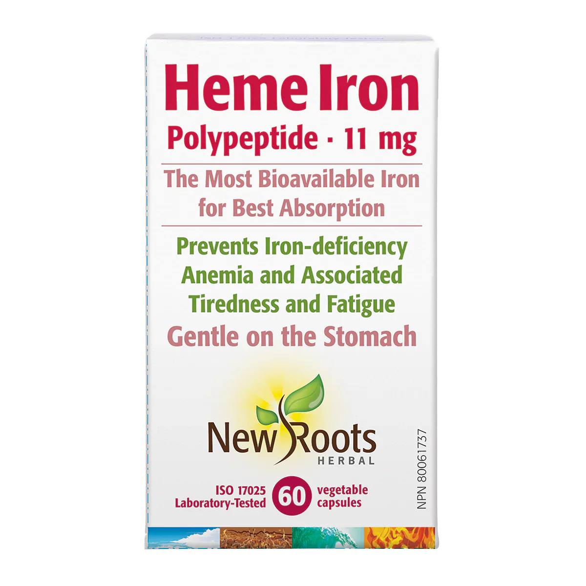 New Roots Herbal - Heme Iron, 60 g