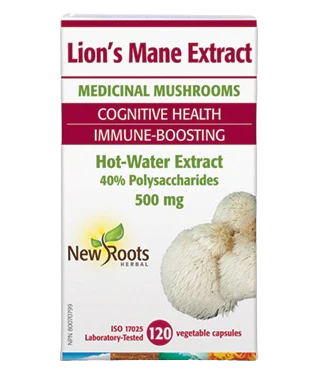 New Roots Herbal - Lion’s Mane Extract, 120 Caps