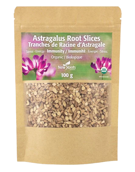 New Roots Herbal - Organic Astragalus Root Slices, 100 g