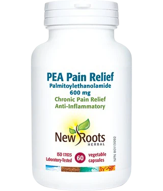 New Roots Herbal - PEA Pain Relief, 60 Capsules