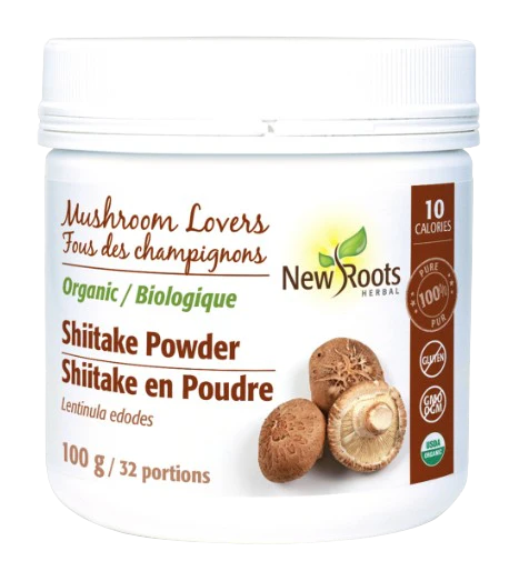 New Roots Herbal - Shiitake Powder, 100 g