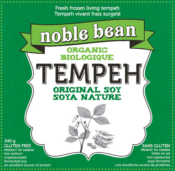 Noble Bean - Organic Tempeh Original Soy, 240 g