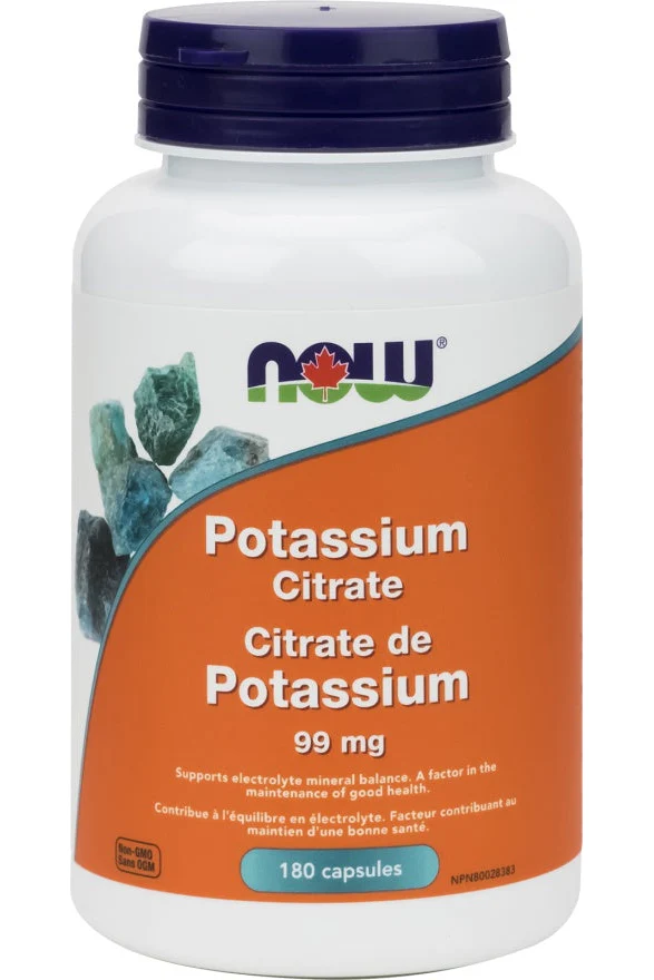 NOW Potassium Citrate 99mg 180caps