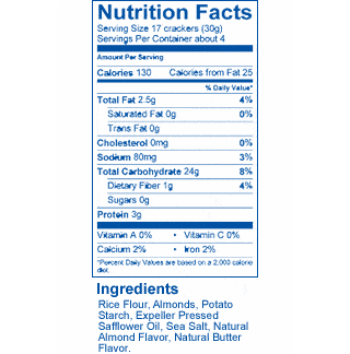 Blue Diamond - Nut-Thins, Sea Salt, 120g - Image 2
