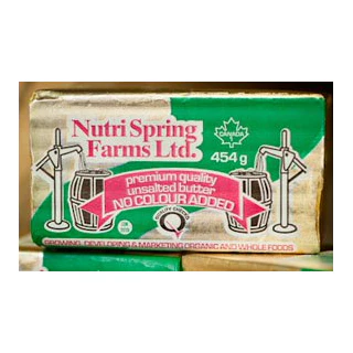 Nutri Spring Farms - Premium Unsalted Butter, 454 g